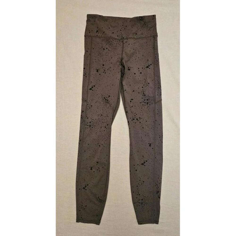 Vuori‎ Women's Stride Leggings Oregano Splatter Green Gray size XS